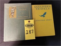 Vintage Robinson Crusoe & Gulliver's Travels