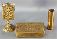 Brass Desk Items