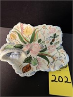 Blue Ridge Pottery Verna Design Leaf Plate