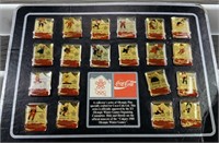 Vintage Calgary Winter Games Coca Cola Pin Set