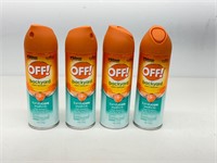 4pk OFF! Backyard FamilyCare Insect Repellent