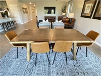 7PC DINING TABLE & CHAIRS