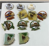Vintage Selection of Horse Racing Pins