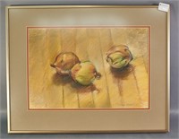 Oil-Pastel Painting of 'Onions' by Susan Benson