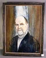 Oil-on-Canvas Portrait of Brian Macdonald