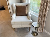 2PC ARMCHAIR & ACCENT TABLE