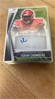 Autograph Football Card Isaiah Chambers