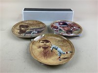 Collection of Commemorative Baseball Plates