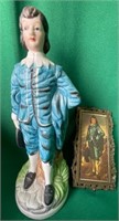 Blue Boy Figure and Pic 2 1.2”x 4 1/2”