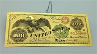 American Gold Collectible Bank Note
