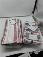 2 threshold packs of kitchen and dish cloths