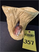 Sylvac Harvest Mouse Vase 6" H