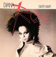 Diana Ross signed Swept Away album