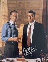Charlie Sheen Wall Street signed photo