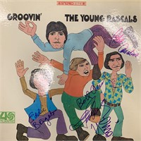The Young Rascals Groovin' signed album
