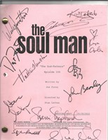 The Soul Man cast signed script