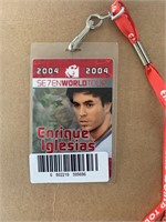 Enrique Iglesias 2004 backstage pass