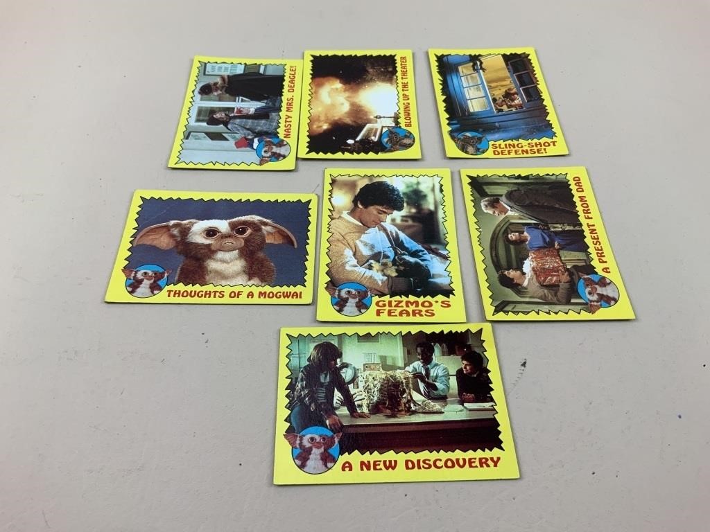 Lot of 1984 Warner Bros Gremlins Cards