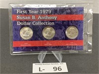 First Year 1979 Susan B Anthony Dollar Collection