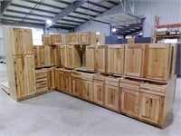 30" Hickory Shaker Kitchen Cabinets