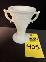 Antique Westmoreland Victorian Milk Glass Urn 5"