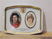 Charles & Diana Wedding Tray