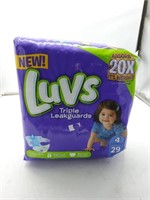 Luvs size 4 diapers