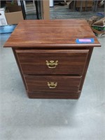 Two drawer nightstand 23x15x21