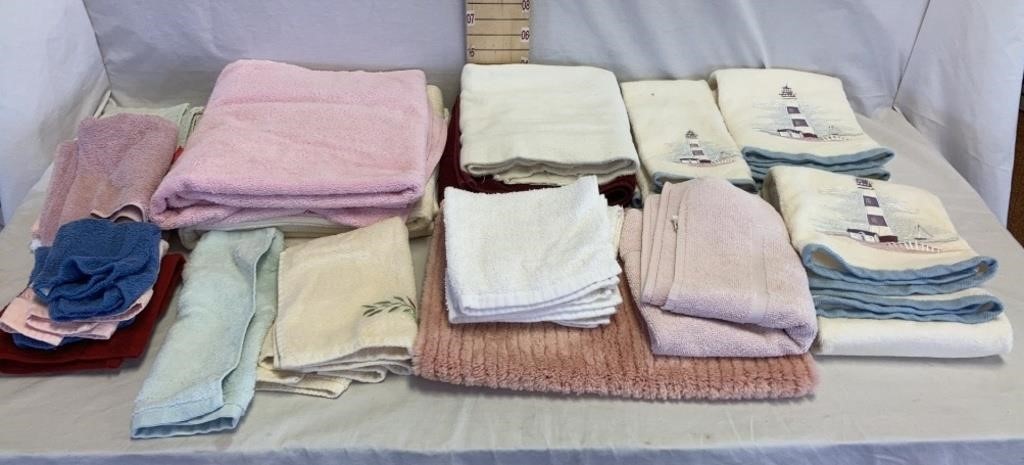 Bath Towels, Washcloths, Mat