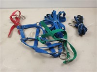 Horse tack halters and lead ropes