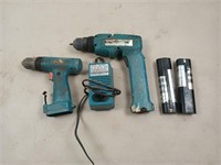Makita drills and batteries and charger untested