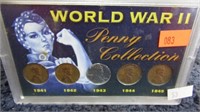WWII PENNY COIN SET