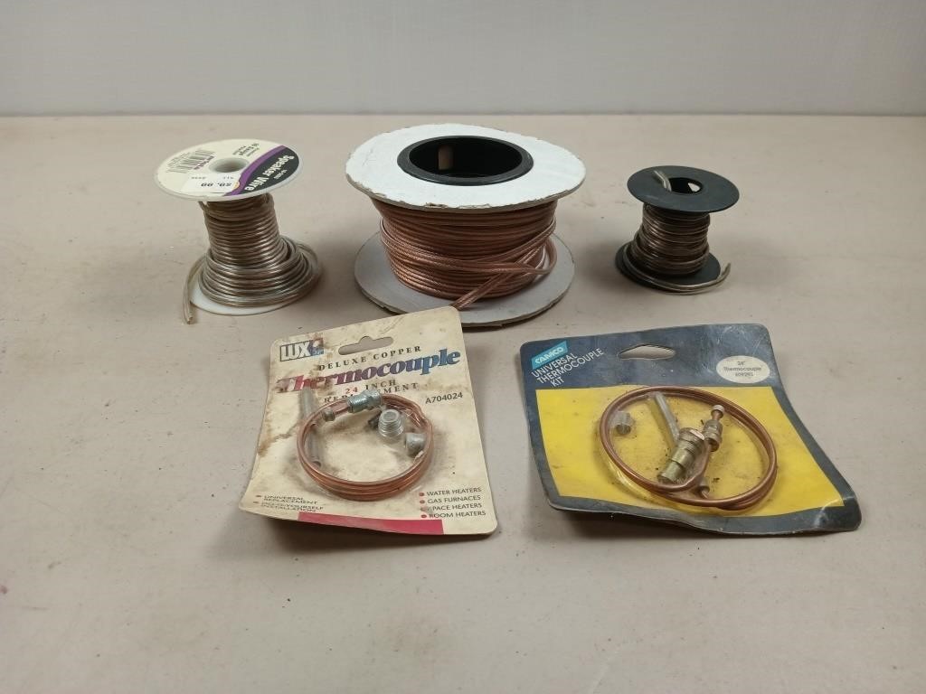 Speaker wire and thermocouple kit s