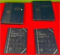 11 - LOT OF 4 PARTIAL COIN ALBUMS (P22)
