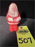 Mid Century Hard Plastic Santa Candy Container