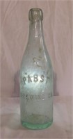 Pabst Brewing Prohibition blob top glass bottle