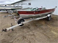 1963 16 Lund Boat with No Motor