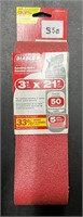Diablo Sanding Belt, 3"x21", 50 Grit, 5ct