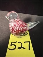 Gibson Glass Art Bird Paperweight
