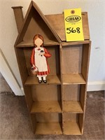 Doll House Shelf For Miniatures Display