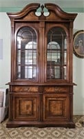 Lighted China Hutch Cabinet
