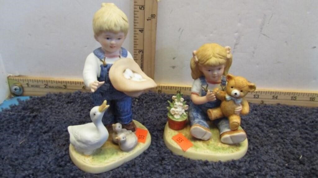 2-- HOMCO DENIM DAYS FIGURINE