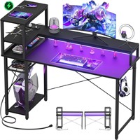 $140 47" Gaming Desk with Storage,