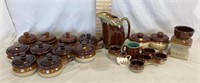 Brown Clay Pots, Pitcher, Vase