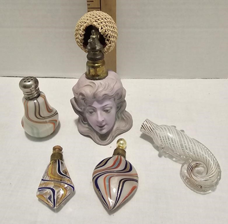Art Glass & Vintage Perfume Bottles, Art Glass