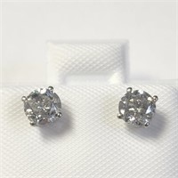$2535 14K  Diamond (0.75Ct,I2-3,F-G) Earrings