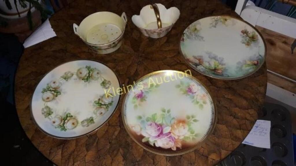 Lot Of 6 Limoge,  Bavaria plates & more!