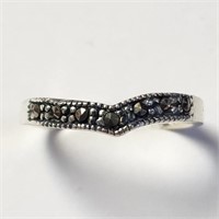 $50 Silver Marcasite Ring