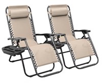 $120 Zero Gravity Chair Set of 2
