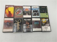 Lot of 10 Classic Rock Cassette Tapes